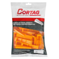 Kit 50 Cunhas Master Nivelador de Piso Cortag