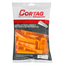 Kit 50 Cunhas Master Nivelador de Piso Cortag Kit 50 Cunhas Master Nivelador de Piso Cortag
