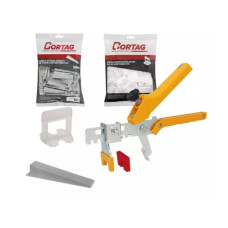 Kit Nivelador de Piso Porcelanato 200 Clips 1.5mm + 100 Cunhas + Alicate Kit Nivelador de Piso Porcelanato 200 Clips 1.5mm + 100 Cunhas + Alicate